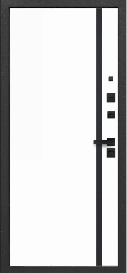 9 см Smart 4 RAL 7024 - Эмалит белый - Апис плюс